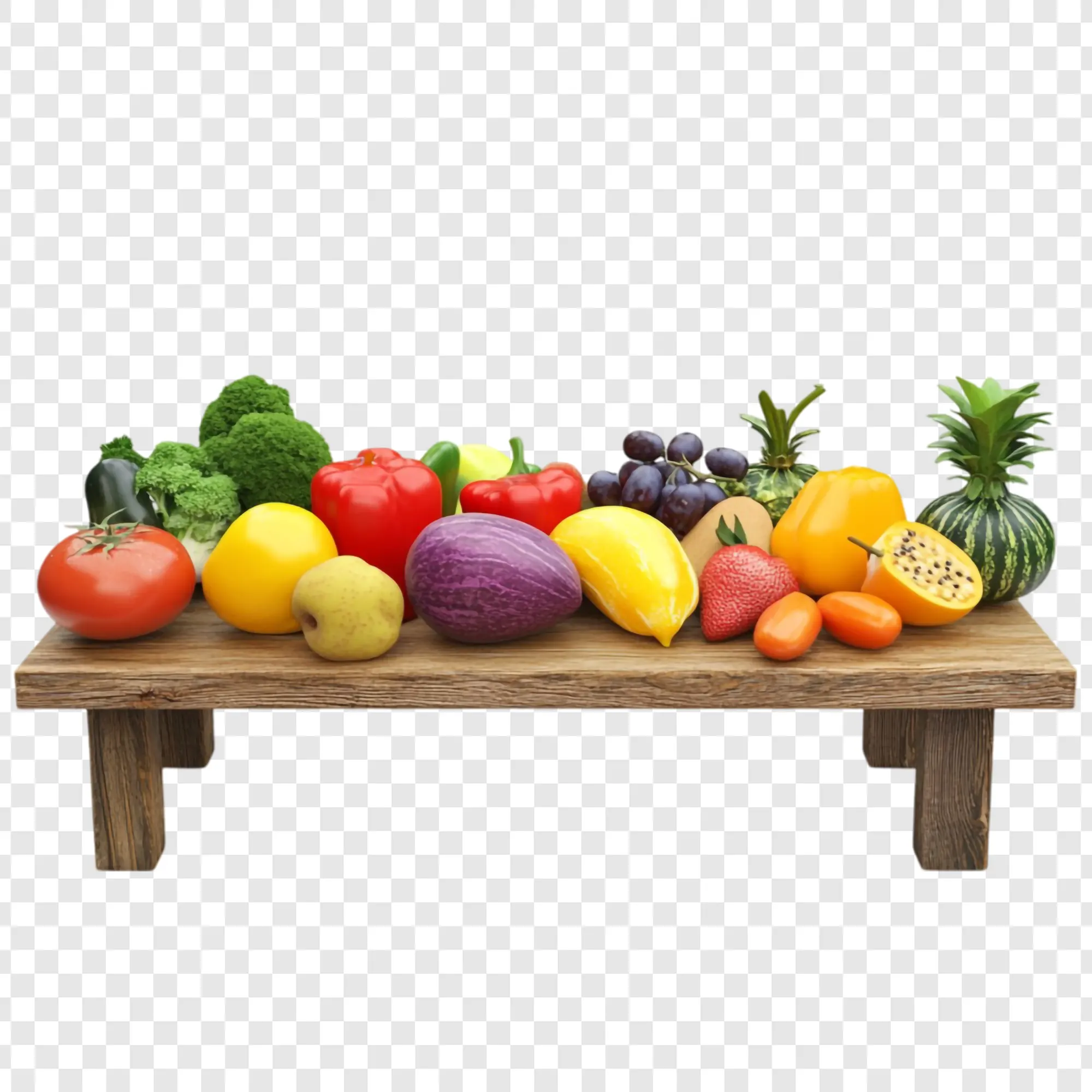 Team working with fresh produce